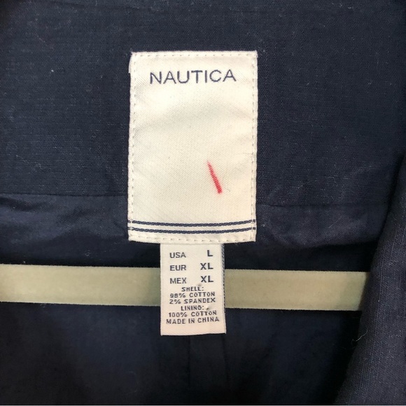 Nautica Women’s Jacket Coat Raglan Sleeve Lined Drawstring Waist Cargo Style - Picture 8 of 10